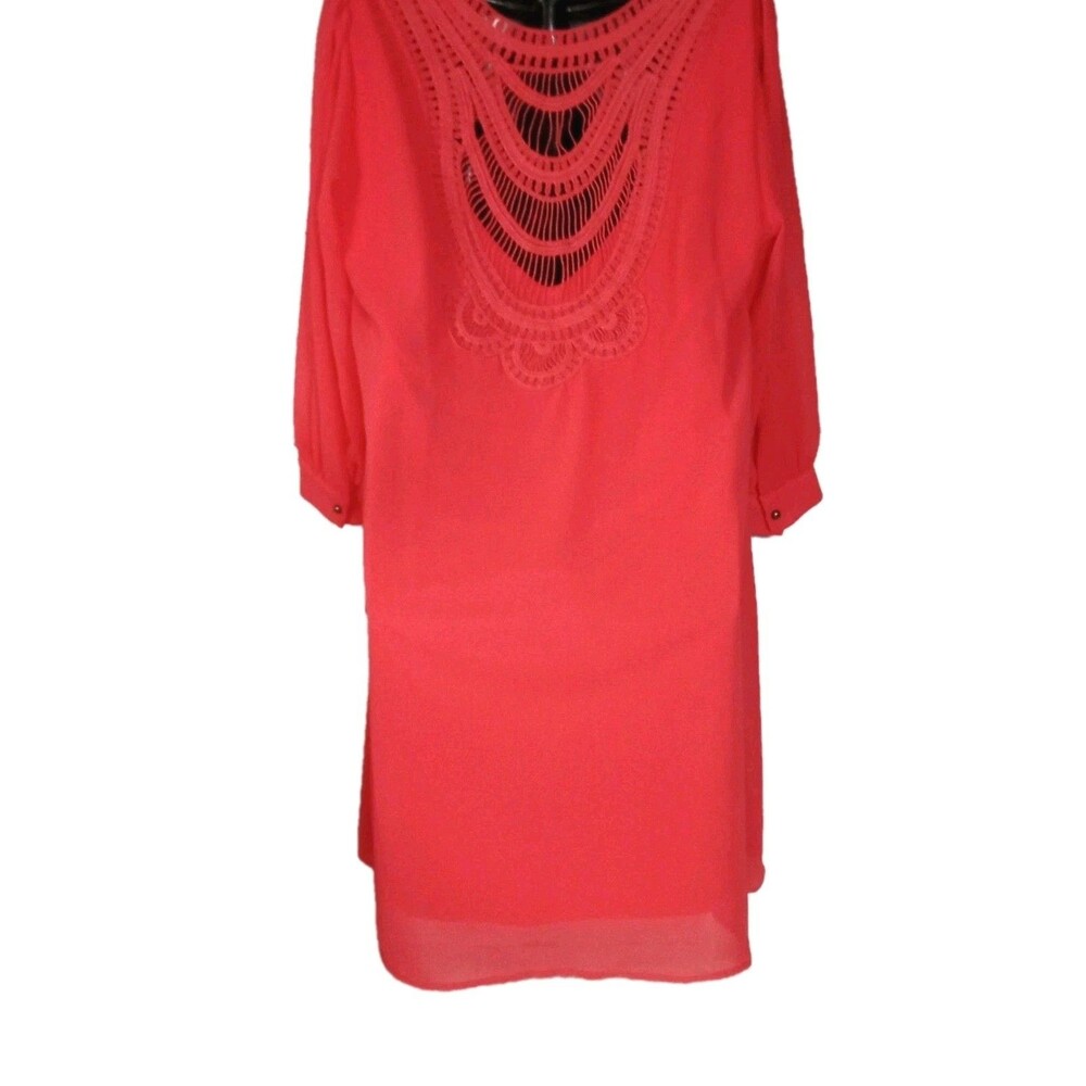 Women's Halo Coral Dress New‎ With Tags Size Large